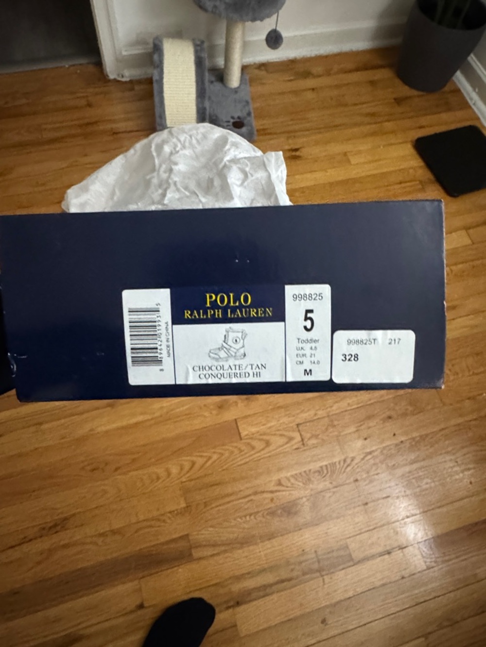 Polo by Ralph Lauren Kids Boots - Navy Box with White Labels